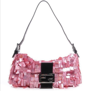 Fendi Paillette Patchwork Baguette